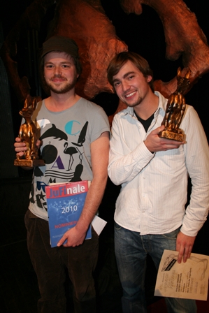 Die Preistrger Krischan Dietmaier und Nico Degenkolb ©Parabol